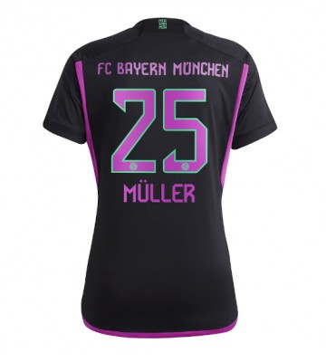 Bayern Munich Thomas Muller #25 Bortatröja Kvinnor 2023-24 Kortärmad